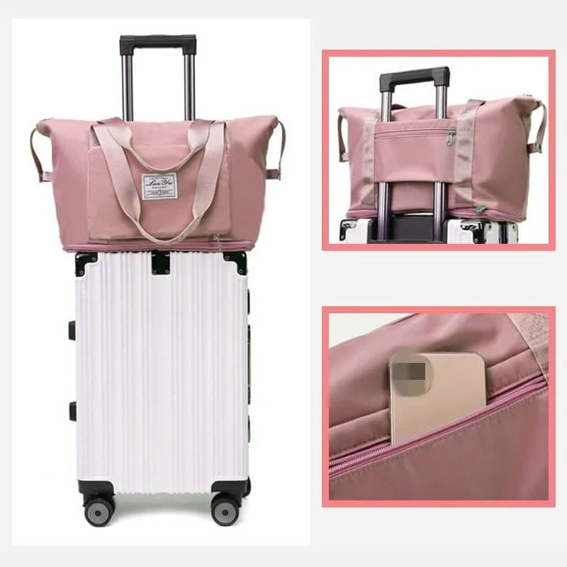 All-in-One Travel Bag – Dry & Wet Separation, Expandable & Durable