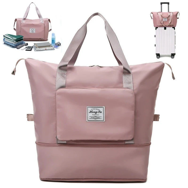 All-in-One Travel Bag – Dry & Wet Separation, Expandable & Durable