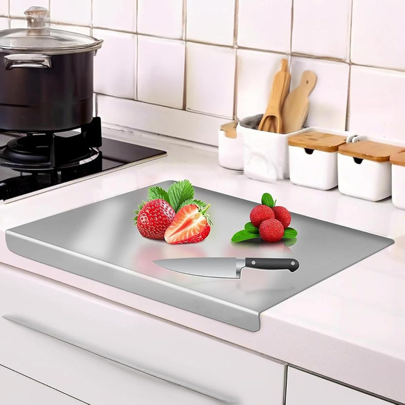 All-in-One Stainless Steel Cutting Board