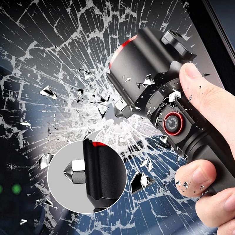 Multi-Functional High Power Rechargeable LED Flashlight