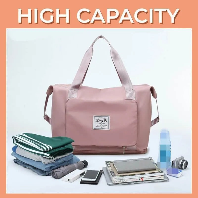All-in-One Travel Bag – Dry & Wet Separation, Expandable & Durable