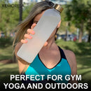 1L Water Bottle With Time Marker – 32 OZ Motivational Frosted Bottle