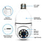 360° Wireless Camera bulb 1080p