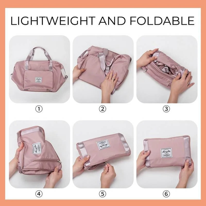 All-in-One Travel Bag – Dry & Wet Separation, Expandable & Durable