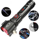 Multi-Functional High Power Rechargeable LED Flashlight