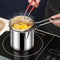 Stainless Steel Deep Frying Pot with Strainer Basket