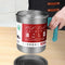 Stainless Steel Oil Strainer Container with Fine Mesh Filter & Drip-Free Spout